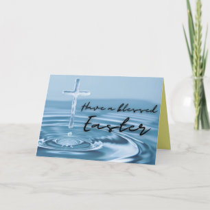 Religiöse Osterkarte Dankeskarte