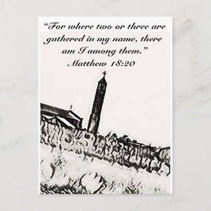 Religiöse Postkarte