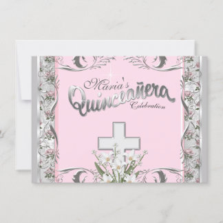 Religiöse Quinceanera Einladung
