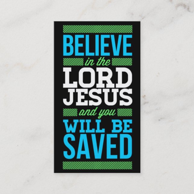 Religiöse Religion Christlicher Pastor Christentum Visitenkarte (Vorderseite)