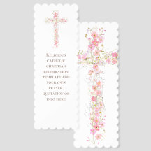religiöse rosa Blumen Kreuz