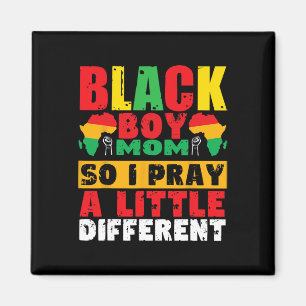 Religiöse schwarze Boy Mom Mama schwarze Geschicht Magnet