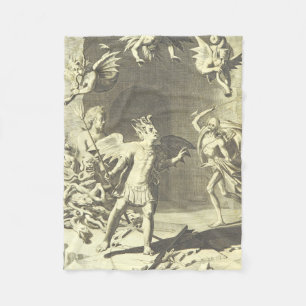 religiöse seltsame 2 fleecedecke