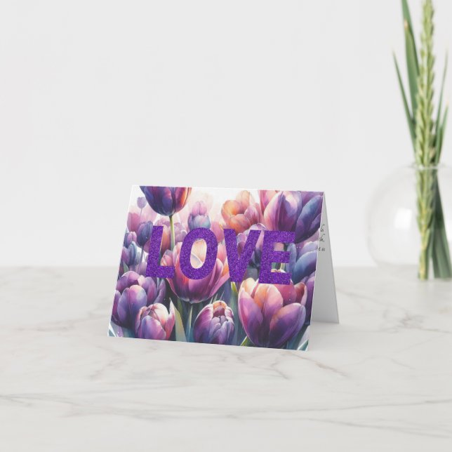 Religiöse spirituelle Ermutigung Bibel Verse Liebe Karte (Vorderseite)