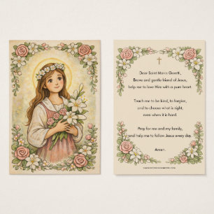 Religiöse St. Maria Goretti Gebetsblume