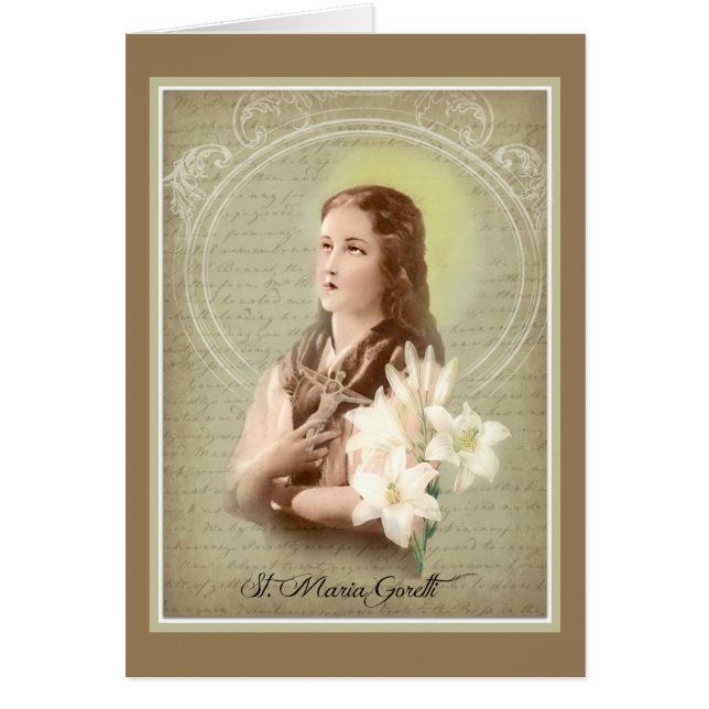 Religiöse St. Maria Goretti Katholische Reinheit (Vorne)