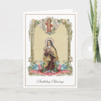 Religiöse St. Therese Katholic Nun floral