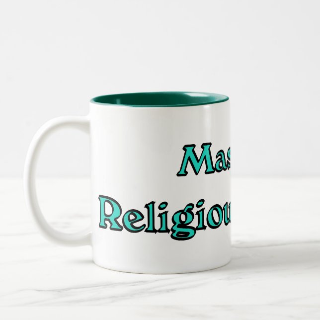Religiöse Studien Zweifarbige Tasse (Links)
