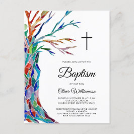 Religiöse Taufe Christening Einladung Postkarte