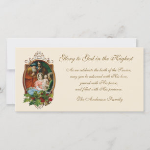 Religiöse Weihnachtsfamilie Jesus Mary Joseph