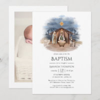Religiöse Weihnachtsgeburt Jesu Foto