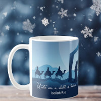 Religiöse Weihnachtskrippen Blaue Christlich