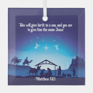 Religiöse Weihnachtsschmuck