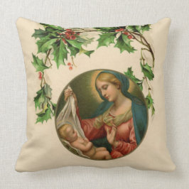 Religiöse Weihnachtszeit-Jungfrau Mary Baby Jesus  Kissen