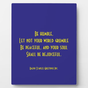 Religiöse Zitat Fotoplatte