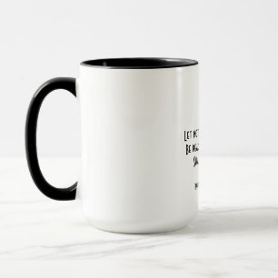 Religiöse Zitat Tasse