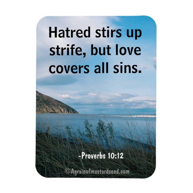 Religiöse Zitate Magnet (Vertikal)