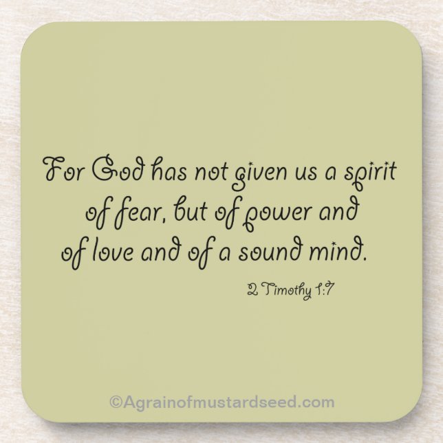 Religiöse Zitate Untersetzer (Vorderseite)