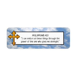 Religiöser Bibelvers und Wolken