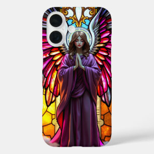 Religiöser Christlicher Glassengel iPhone 16 Hülle