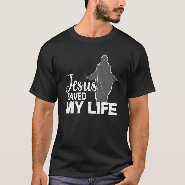 Religiöser Christlicher Jesus änderte meine Lebens T-Shirt (Vorderseite)