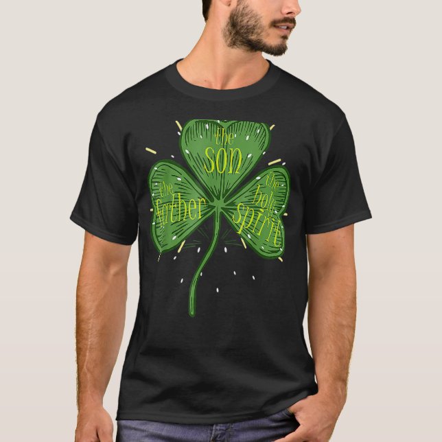 Religiöser Christlicher katholischer St. Patricks  T-Shirt (Vorderseite)