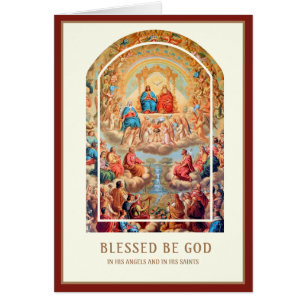 Religiöser Geburtstag Alle Heiligen im Himmel