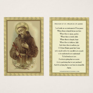 RELIGIÖSER HEILIGER FRANZ VON ASSISI GEBET PRIESTE