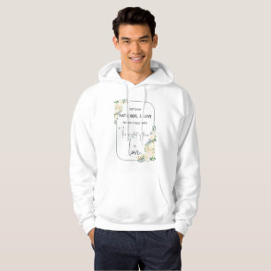 Religiöser Hochzeitstag Glaube Hoffnung Liebe Hoodie