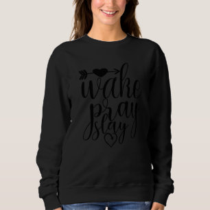 Religiöser Jesus Christlich Weck Lord Church glaub Sweatshirt