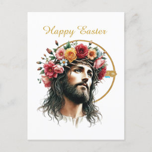 Religiöser Jesus glücklicher Ostern Feiertagspostkarte