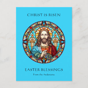Religiöser katholischer Jesus Auferstehung Ostern Feiertagspostkarte