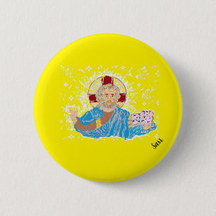 Religiöser Knopf : Christus Button