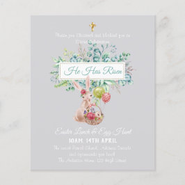 Religiöser Ostereinladungshaushalt