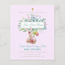 Religiöser Ostereinladungshaushalt