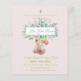 Religiöser Ostereinladungshaushalt