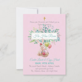 Religiöser Ostereinladungshaushalt