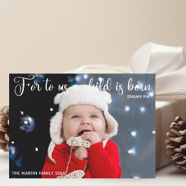 Religiöses Baby Foto Weihnachten Geburtserklärung