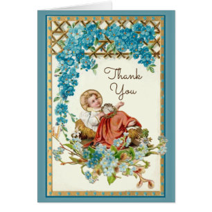 Religiöses Baby Jesus Vintage Schrift