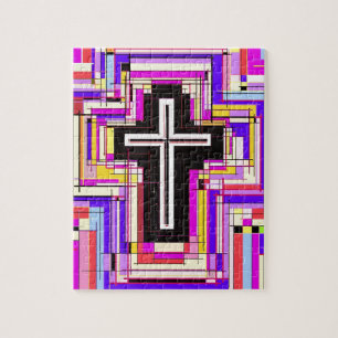 religiöses christliches Kreuz Puzzle