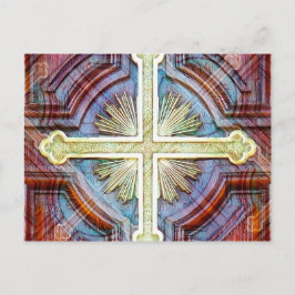 Religiöses christliches Symbol Postkarte