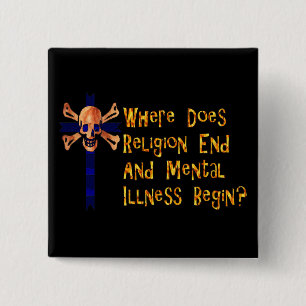 Religiöses Crazies Button