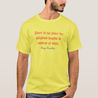 Religiöses Dogma T-Shirt
