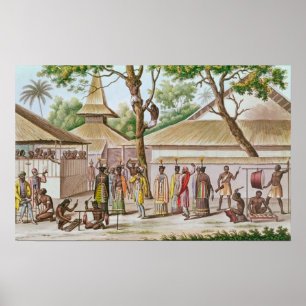 Religiöses Festival in Caieli, Buru Island Poster