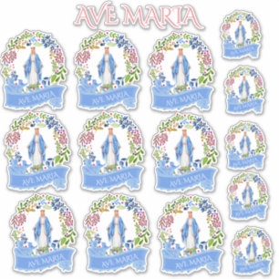 Religiöses gesegnetes Jungfrau-Mary Aufkleber