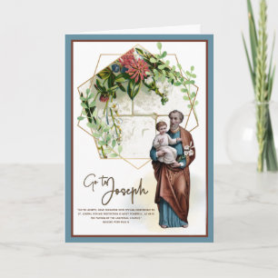 Religiöses Jahr des heiligen Joseph-Kindes Jesus k Karte