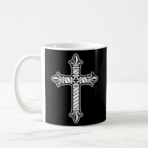 Religiöses katholisches Kreuz Christlich Kaffeetasse