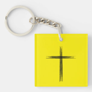 Religiöses Kreuz Schlüsselanhänger