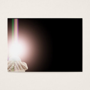 Religiöses Licht in schalenförmigen Händen
