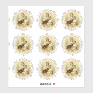 Religiöses Vinyl Jungfrau-Marys das Karmel Jesus Aufkleber